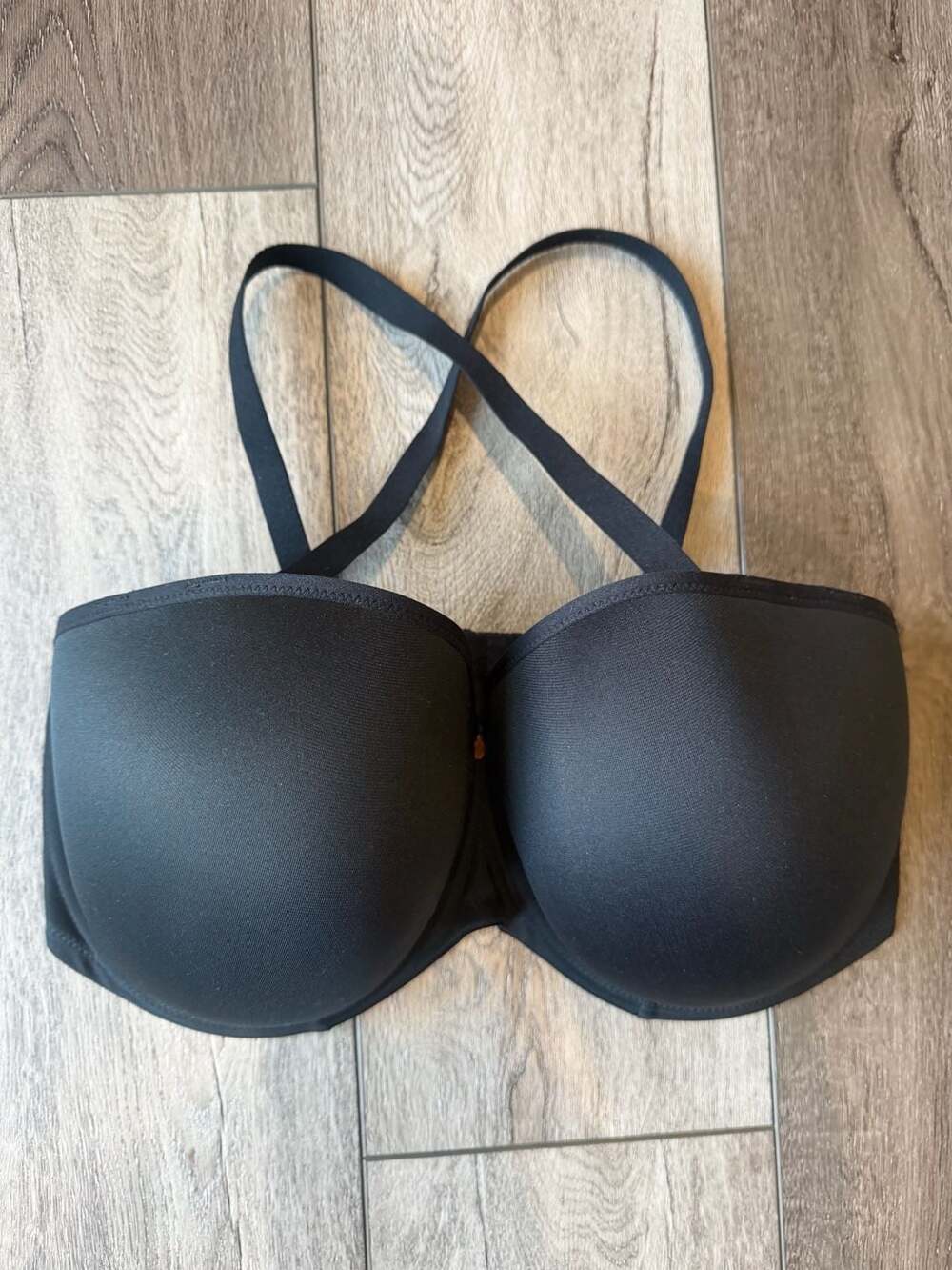 Elomi EL4300BLK Smoothing Strapless Lined Bra Black 38J